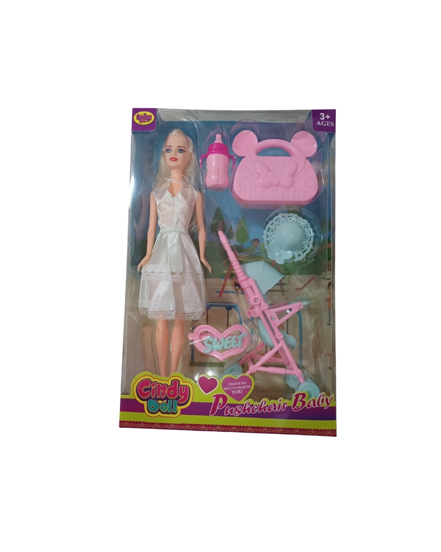 ANLILY PUSETLİ ŞAPKALI BEBEK