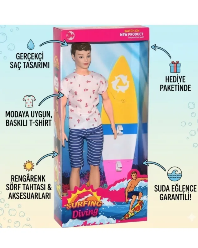 KUTUDA SÖRF YAPAN BEBEK