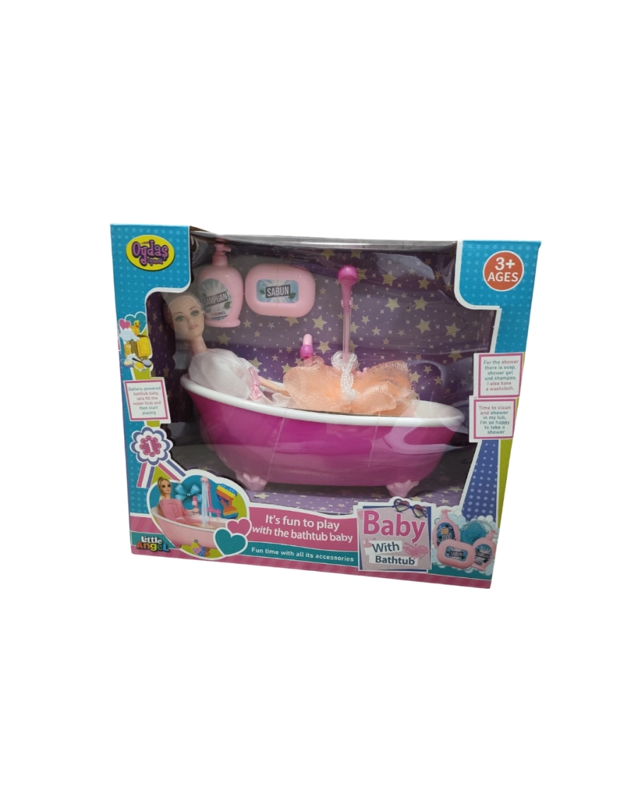 PİLLİ KÜVETTE DUŞ YAPAN BEBEK