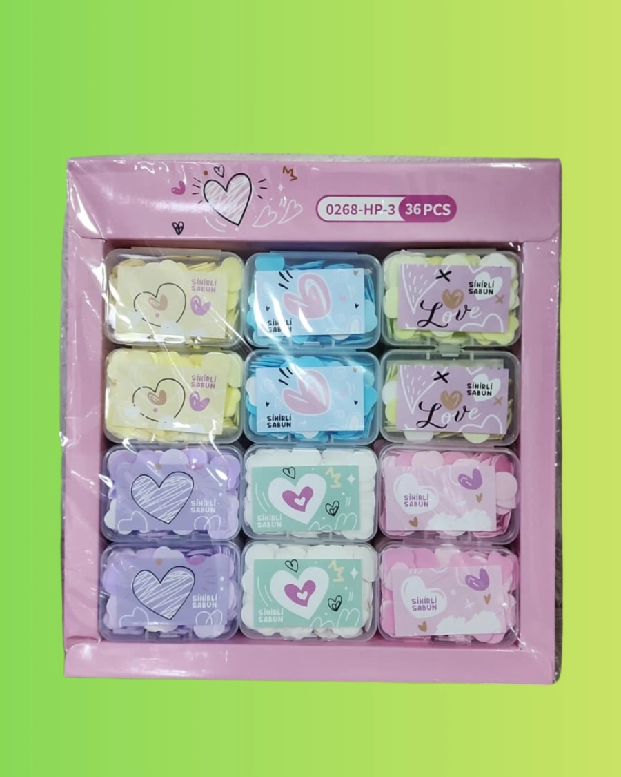 SİHİRLİ SABUN MEYVE DESENLİ