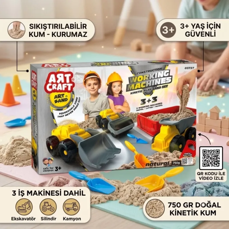 İŞ MAKİNELERİ KUM SETİ