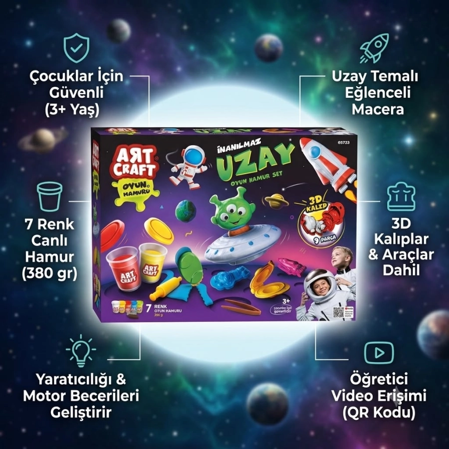 İNANILMAZ UZAY OYUN HAMURU