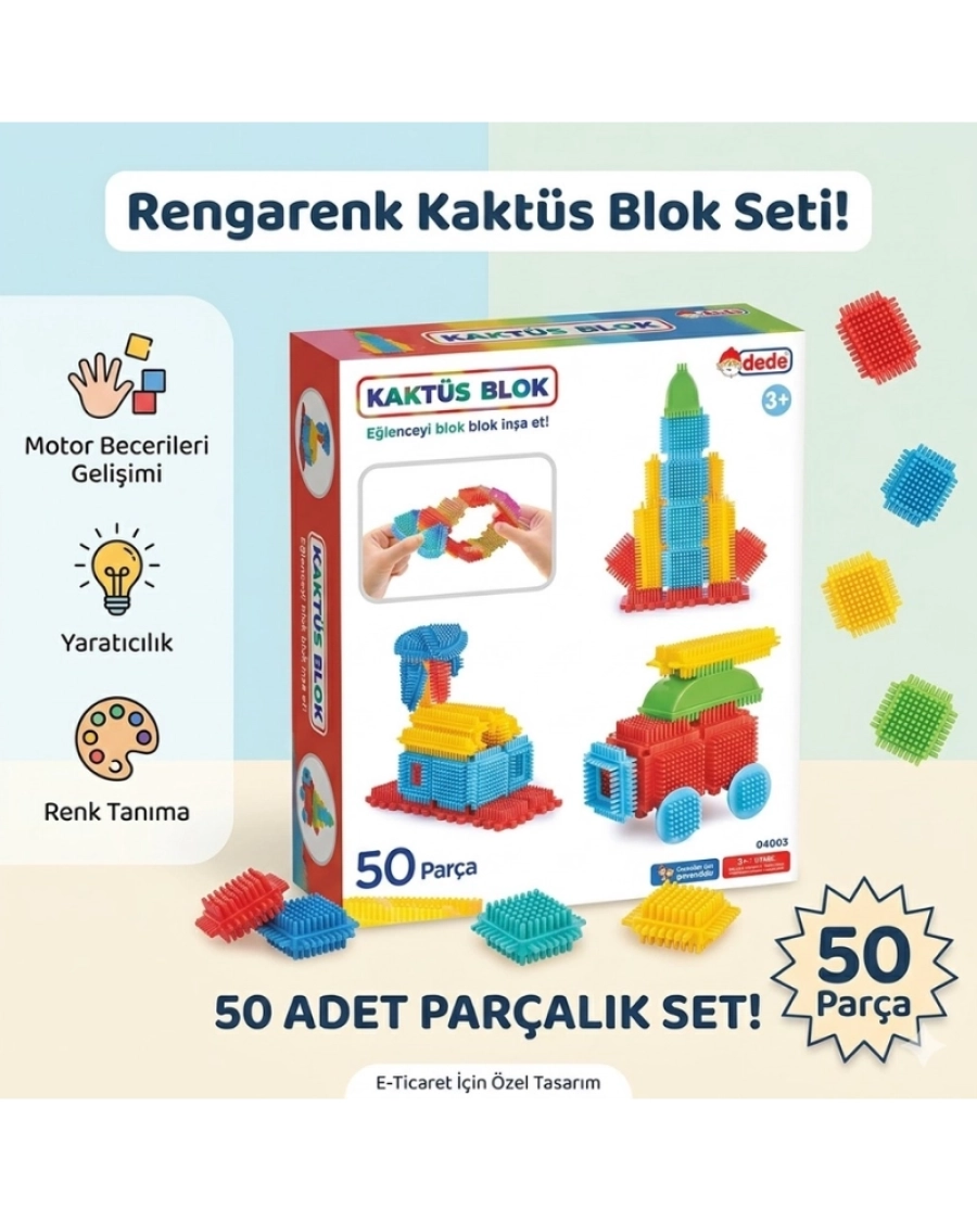 KAKTÜS BLOK 50 PCS