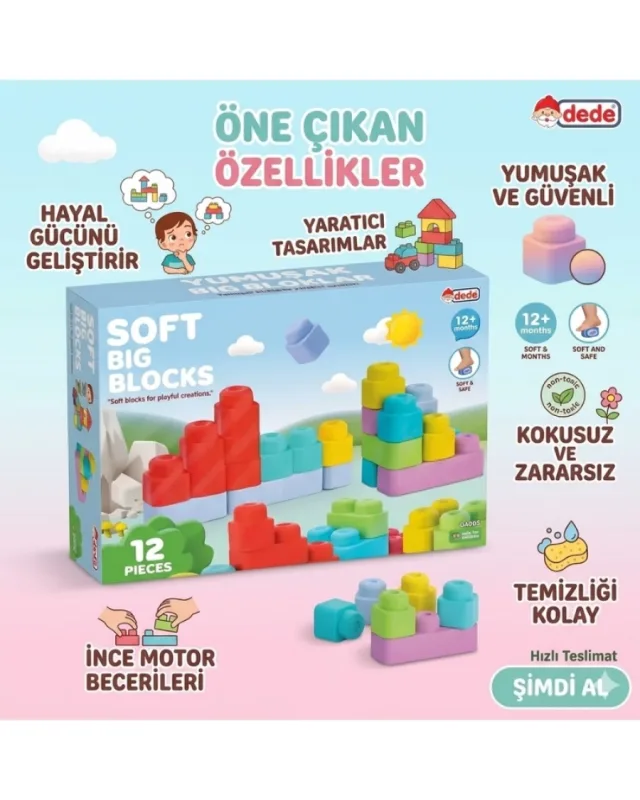YUMUŞAK BLOKLAR 12 PRÇ