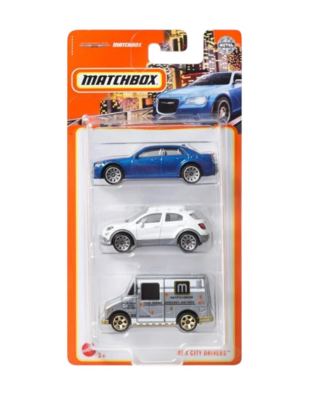 MATCHBOX ÜÇLÜ ARABA SETİ