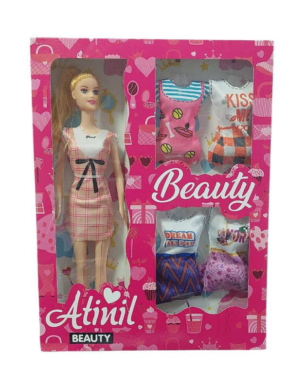 ATİNİL YEDEK ELBİSELİ BEBEK