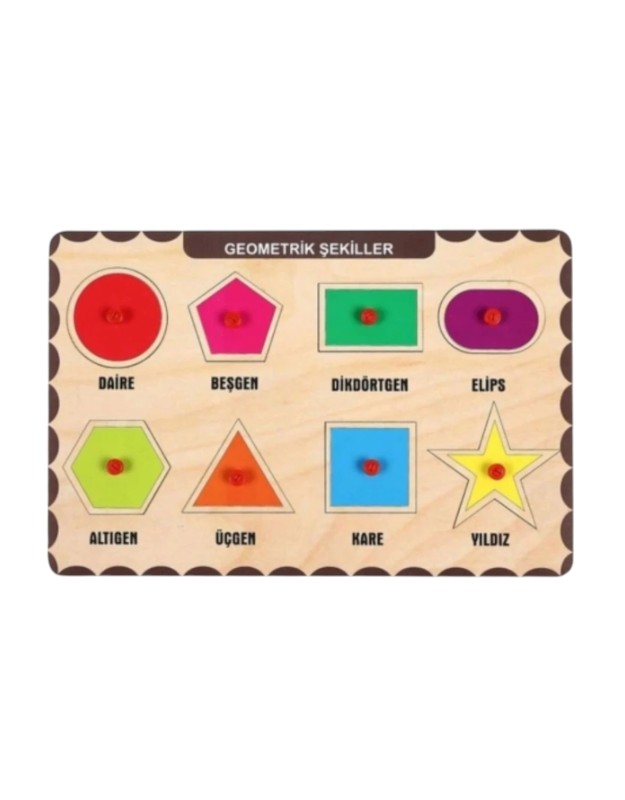 AHŞAP GEOMETRİK ŞEKİL BULTAK