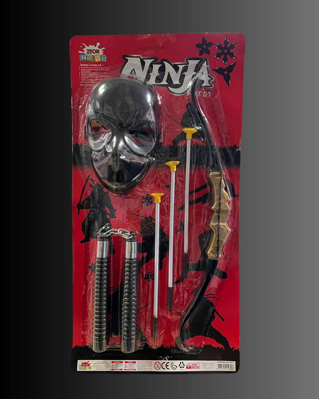 MASKELİ NİNJA SET