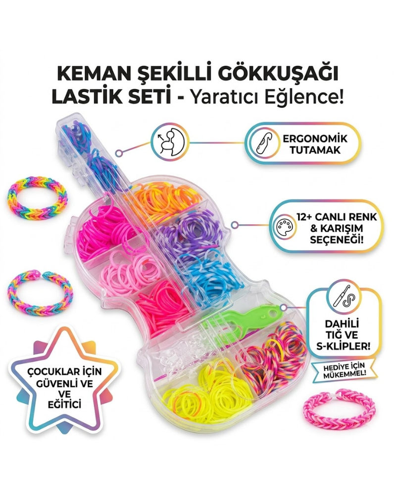GİTAR KUTULU BİLEKLİK SET
