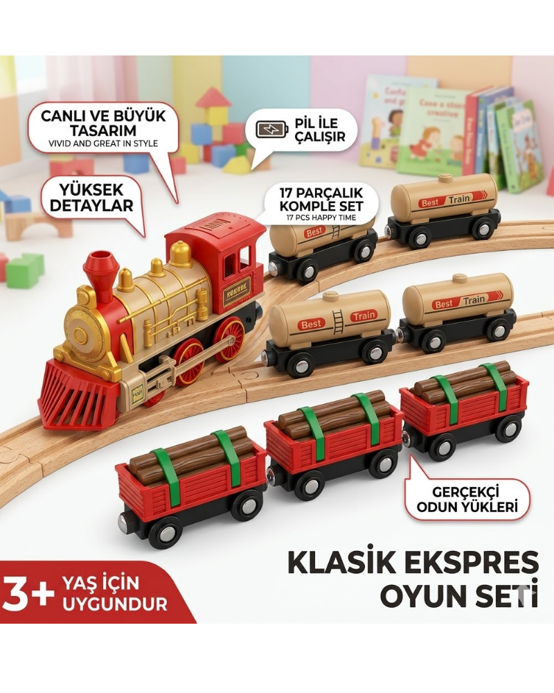 PİLLİ 17 PCS TREN