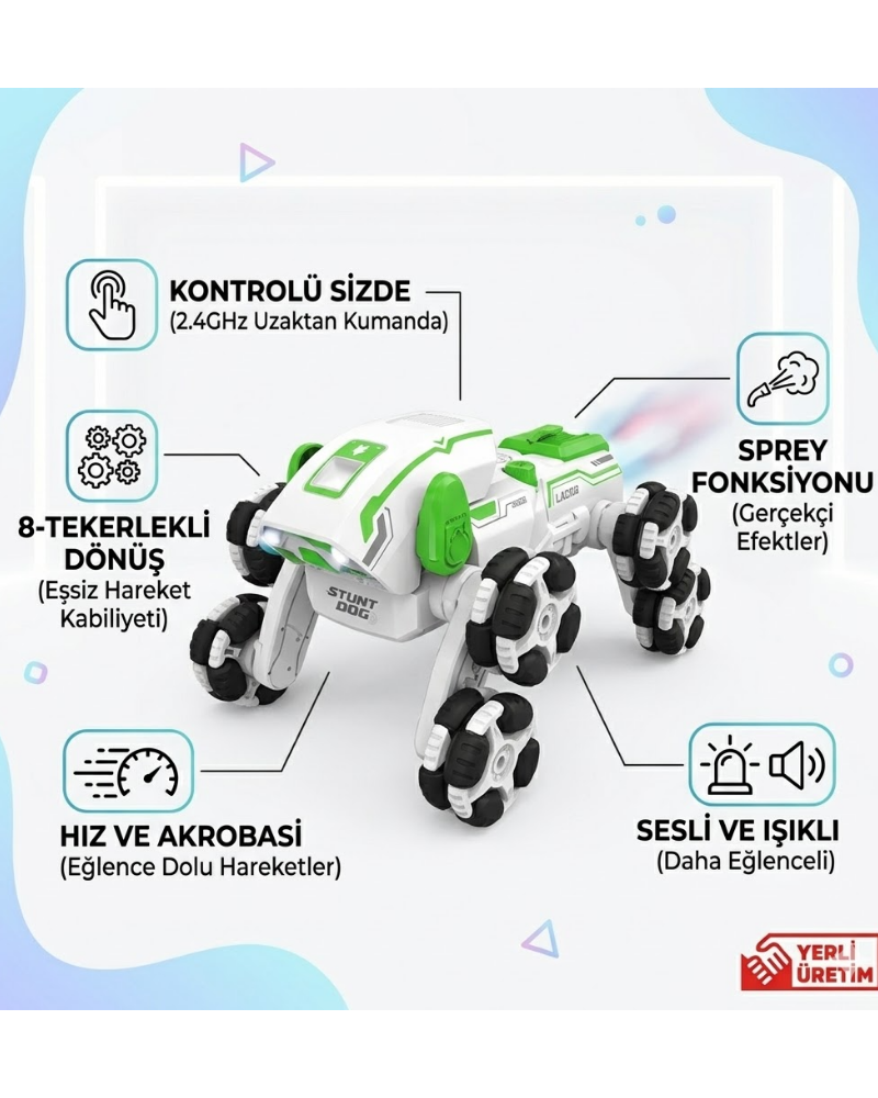 ŞARJLI 8 TEKER BUHARLI DOG