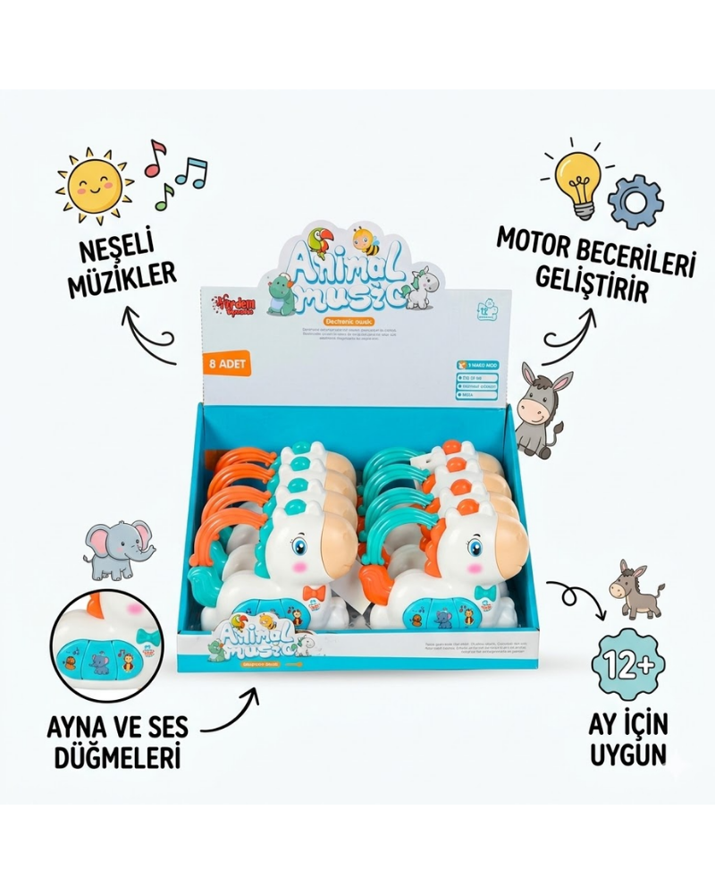 IŞIKLI MÜZİKLİ AT PİYANO