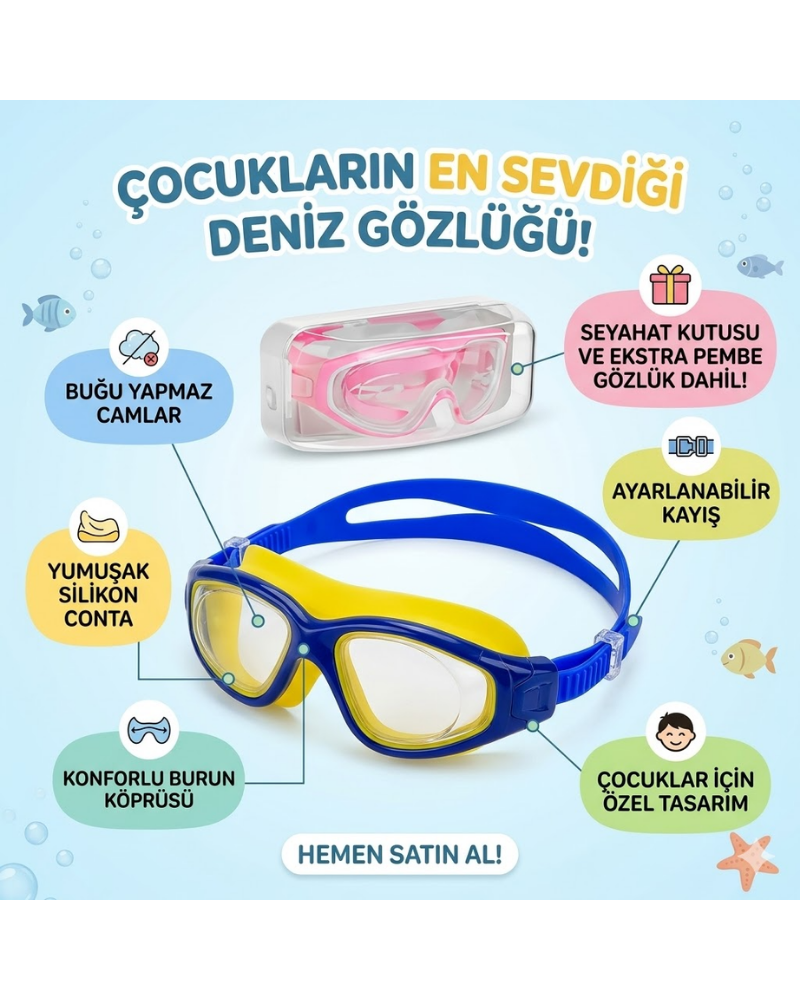TIKAÇLI SİLİKON GÖZLÜK