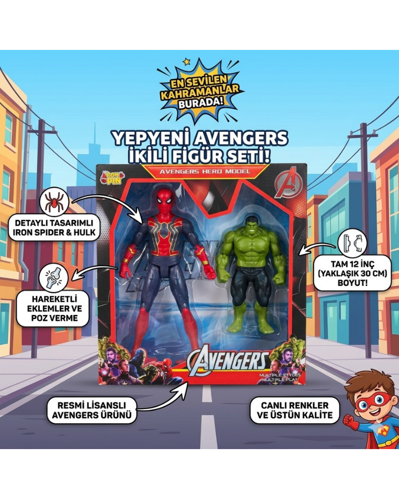 2Lİ AVENGERS SET