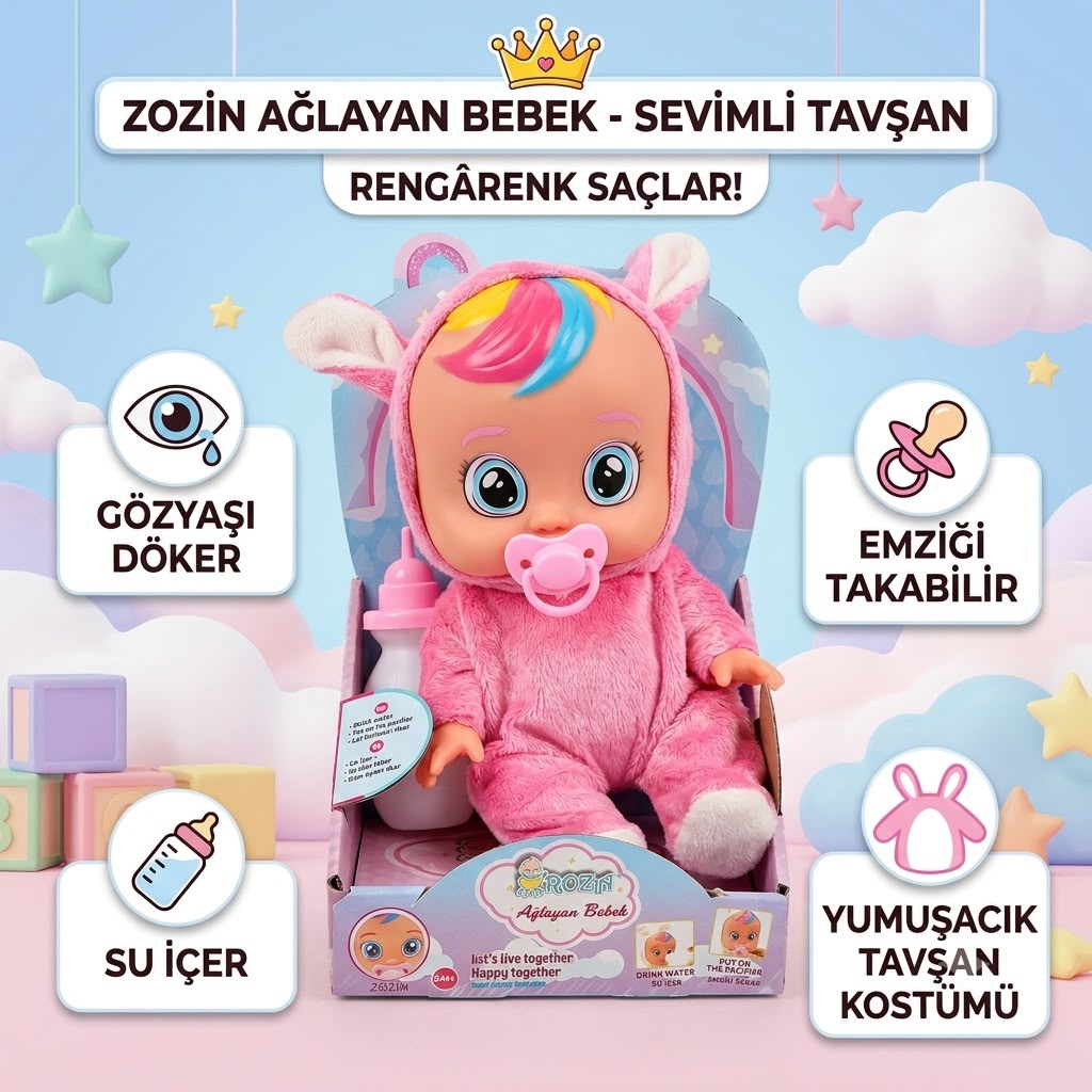 ROZA AĞLAYAN BEBEK