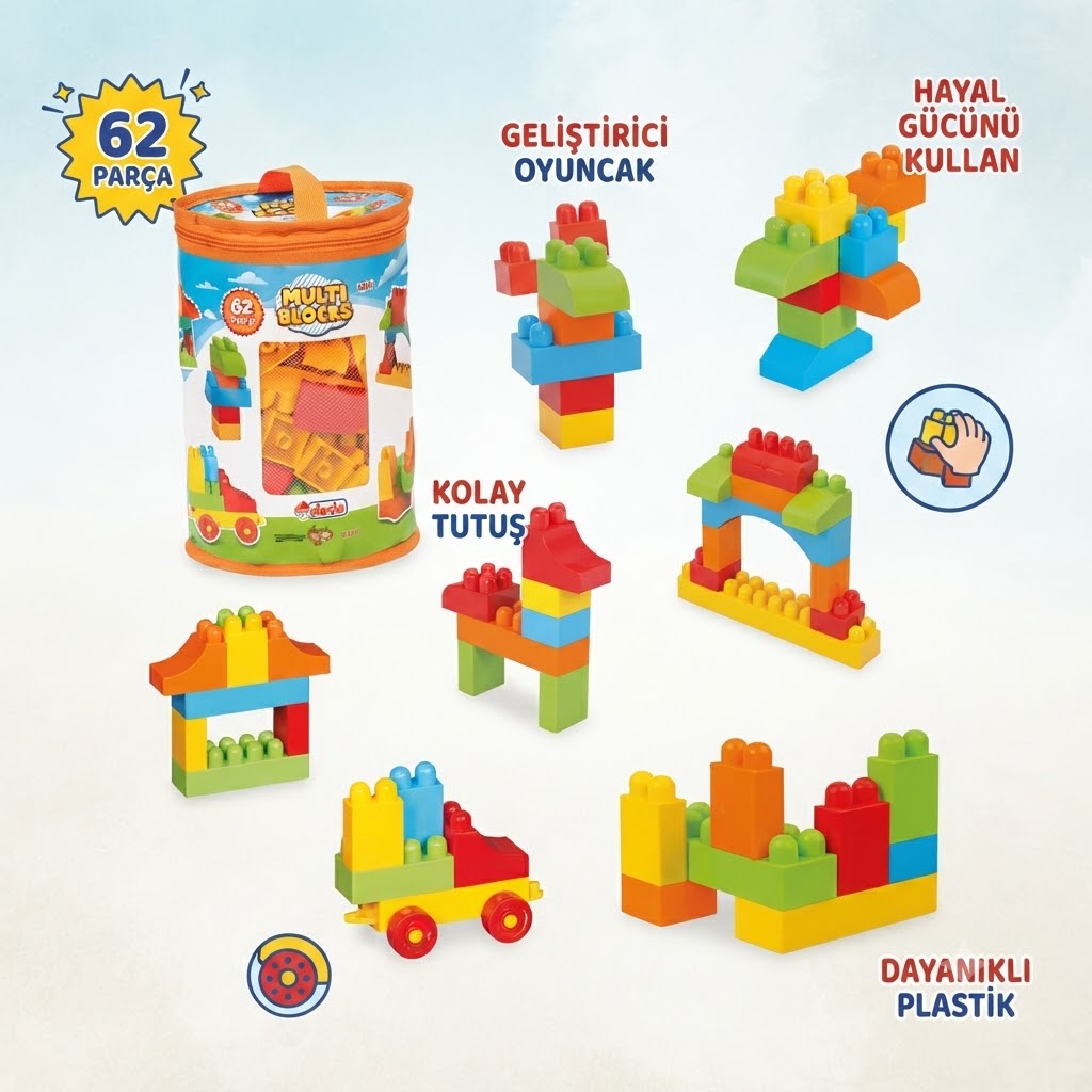 MULTI BLOCKS 62 PARÇA
