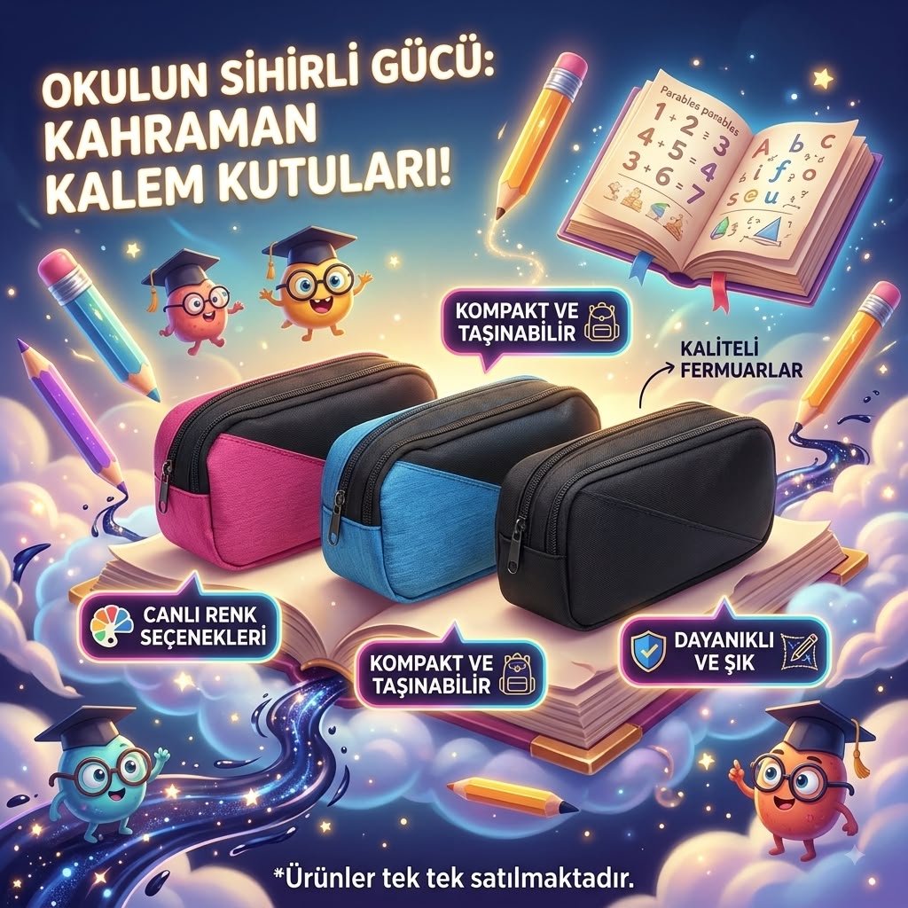 3LÜ DÜZRENK FERMUARLI KALEMLİK