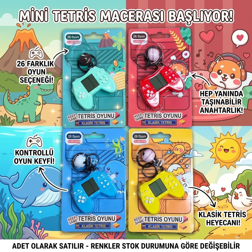 ANAHTARLIKLI TETRİS