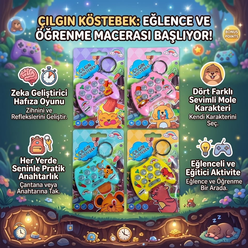 MİNİ CONSOL KÖSTEBEK OYUNU