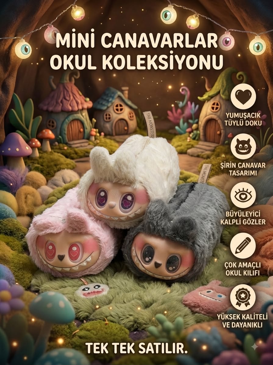 PELUŞ STITCH VE LABUBU KALEMLİK