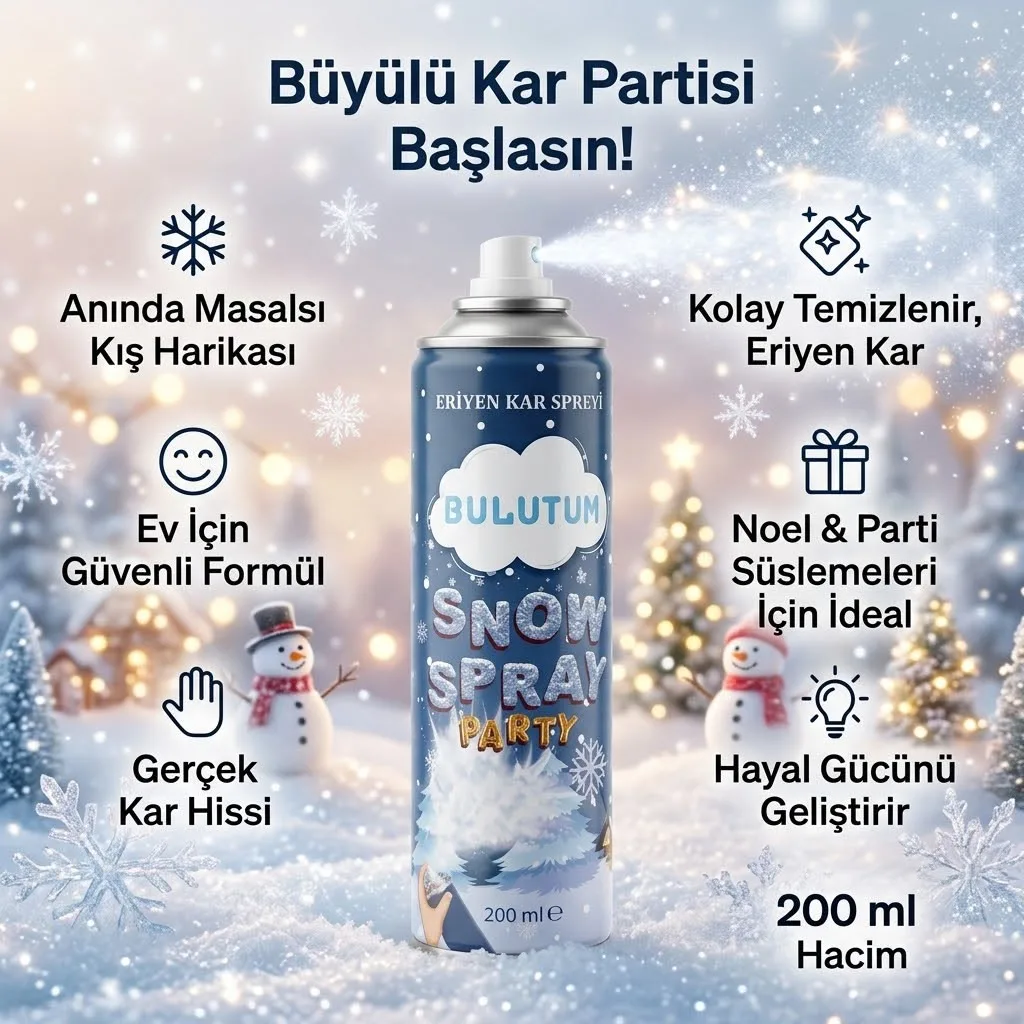 200 ML ERİYEN KAR SPREYİ
