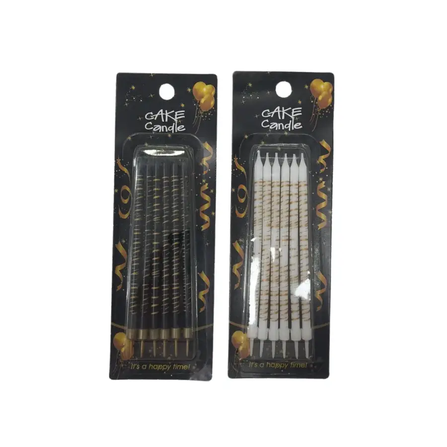 DESENLİ DOĞUM GÜNÜ MUMU