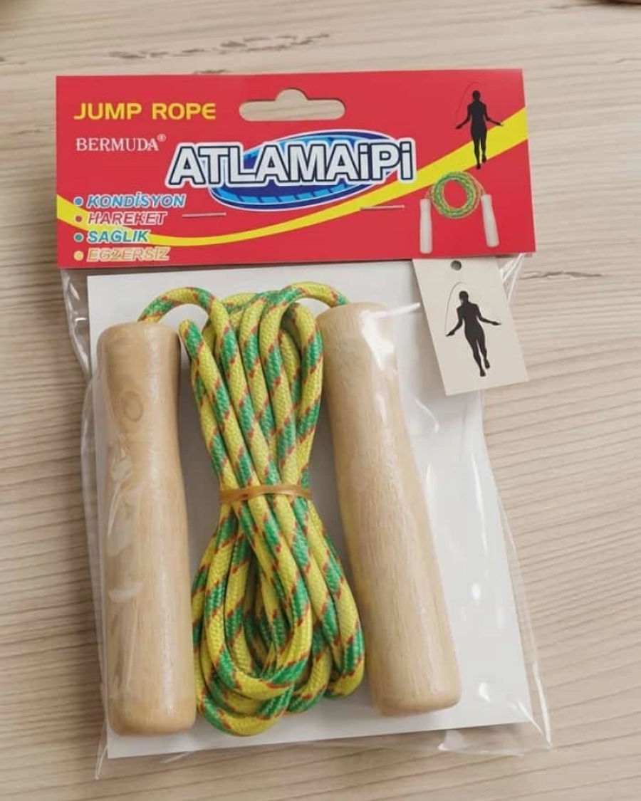 AHŞAP ATLAMA İPİ 5 RENK