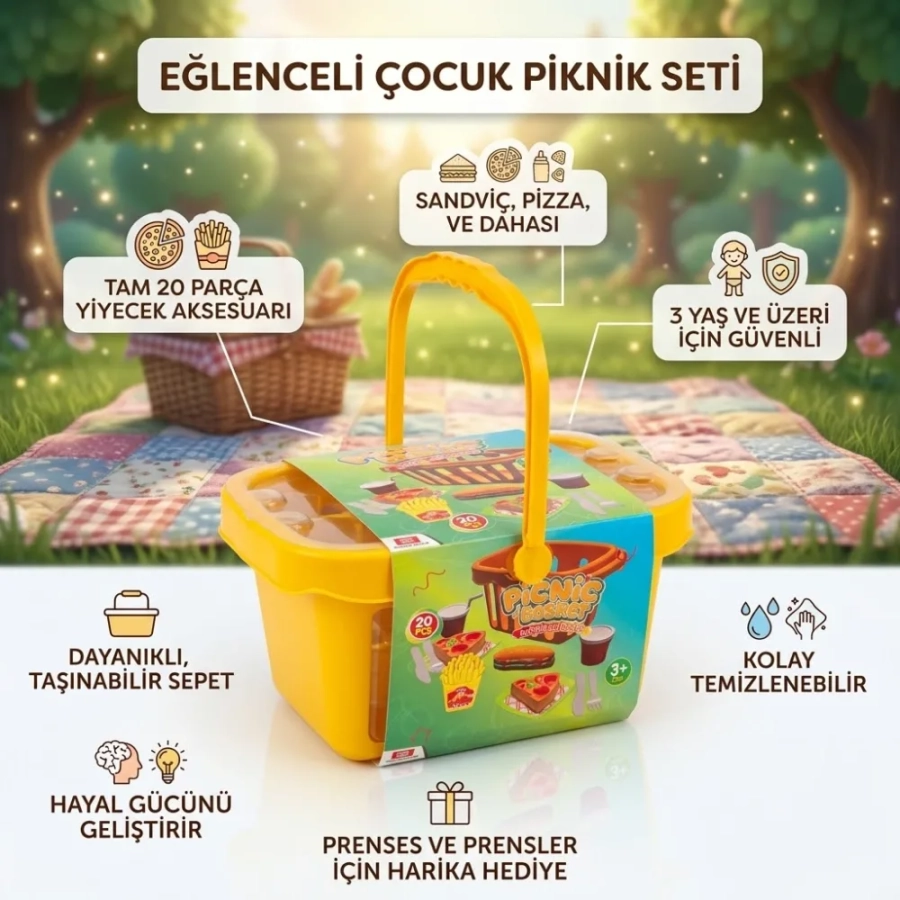PİKNİK SEPETİ PİZZA SANDVİÇ