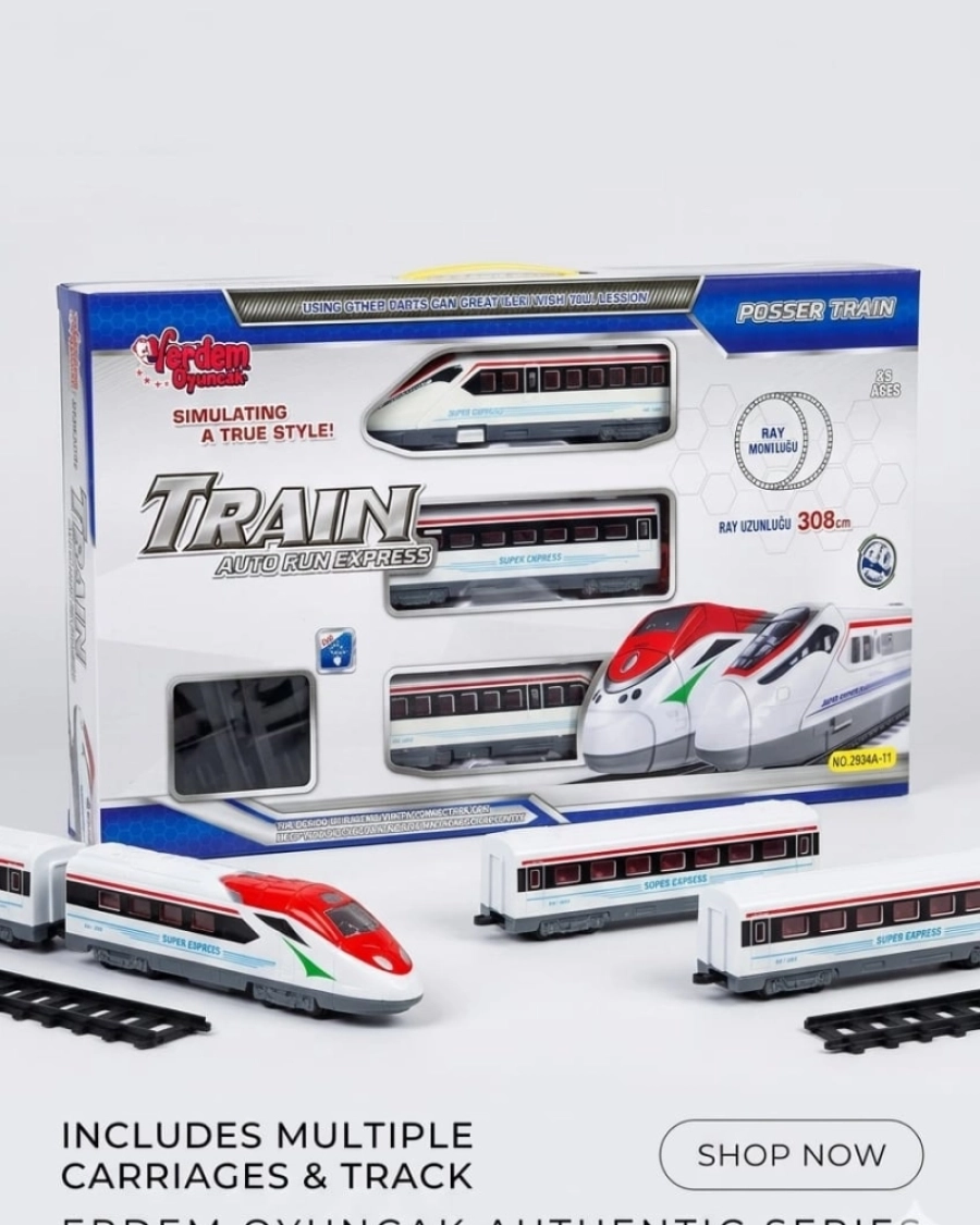 IŞIKLI HIZLI TREN 308CM 40 PCS