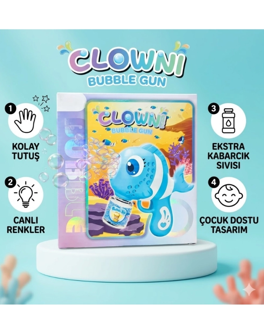 BALIK PİLLİ KÖPÜK TABANCASI