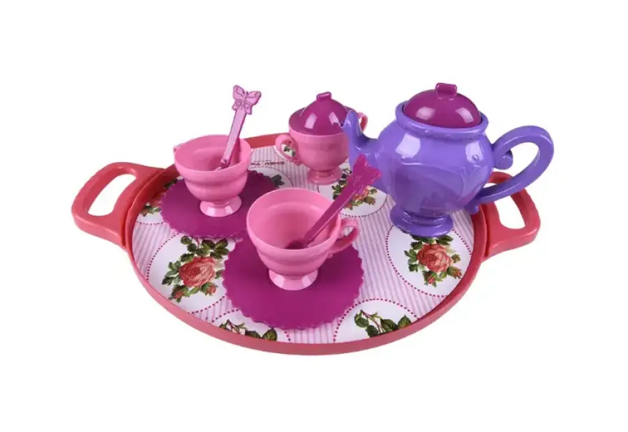 OVAL TEPSİLİ ÇAY SETİ