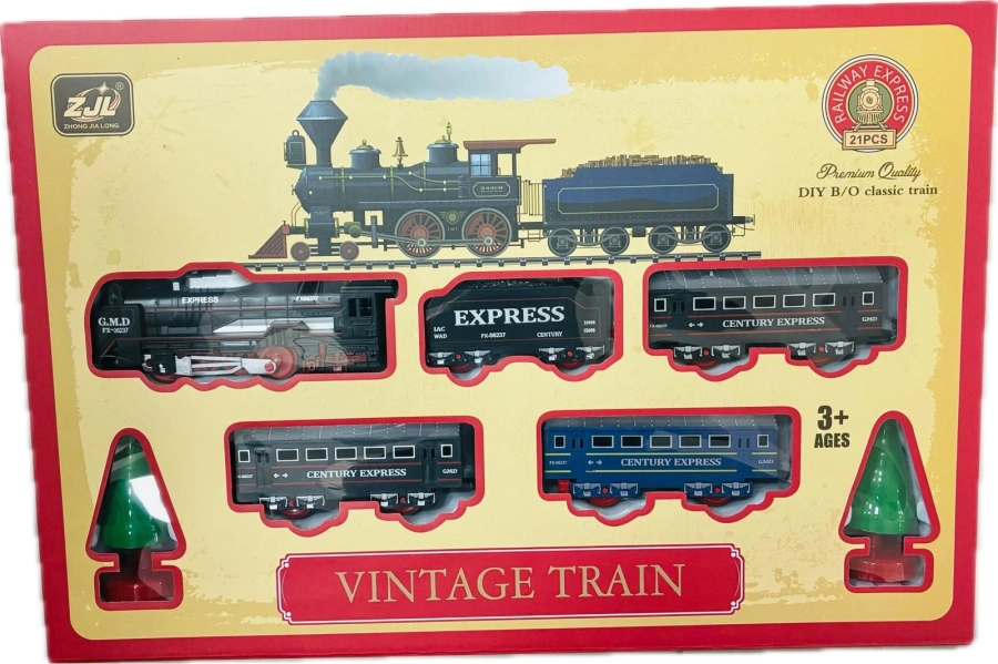 21 PCS PİLLİ TREN