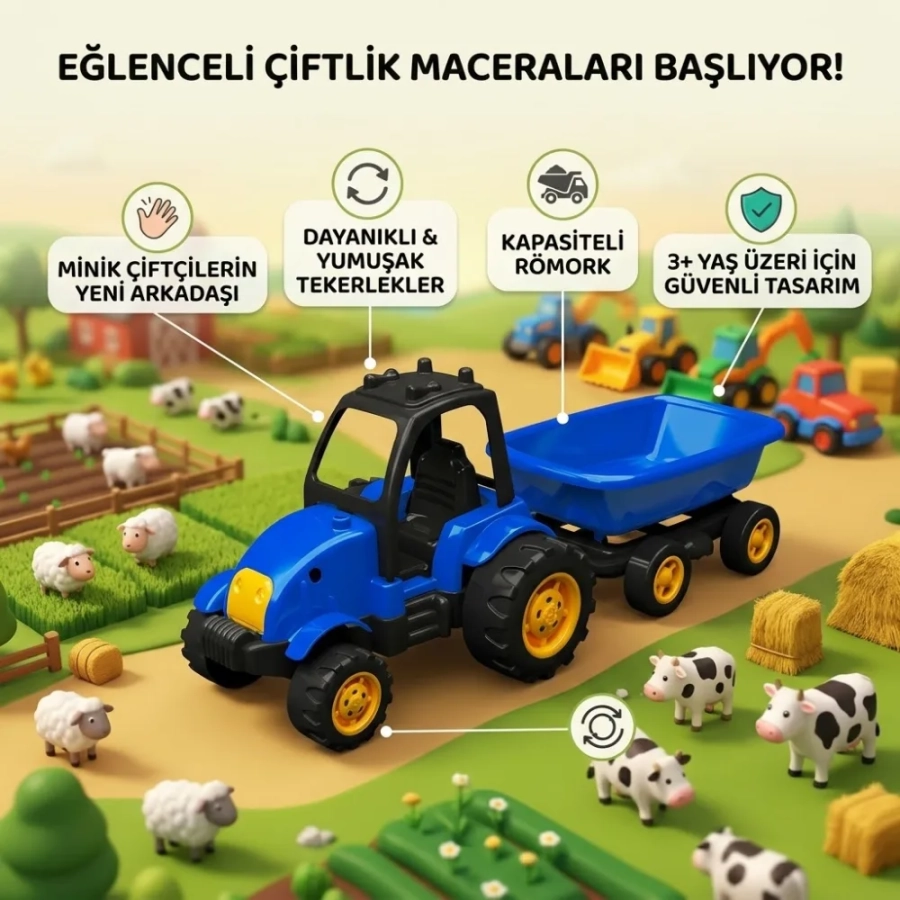 TOMBUL RÖMORKLU TRAKTÖR