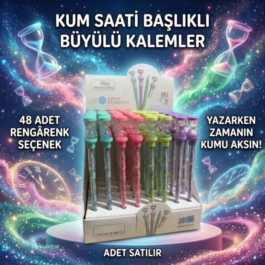 KUM SAATLİ GEÇMELİ KALEM