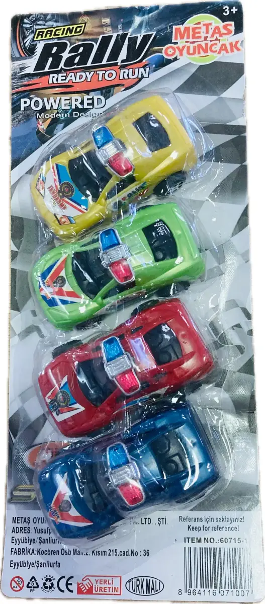 4 LÜ ÇEK BIRAK MİNİ ARABA