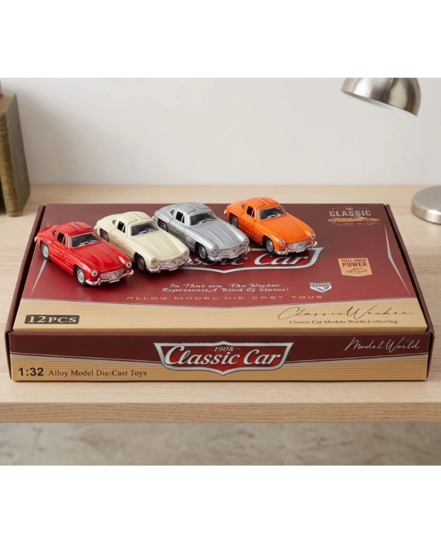 METAL ÇEK BIRAK 1:32 KLASİK ARABA