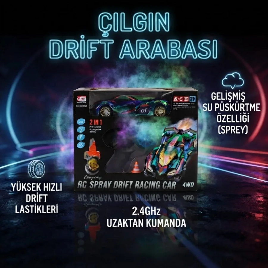1:18 GT KUMANDALI DRIFT SPREY