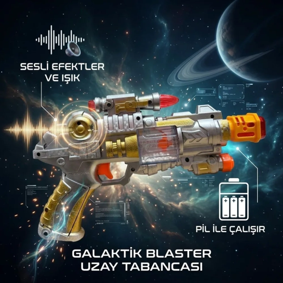 PİLLİ DÖNEN KÖPÜKLÜ TABANCA