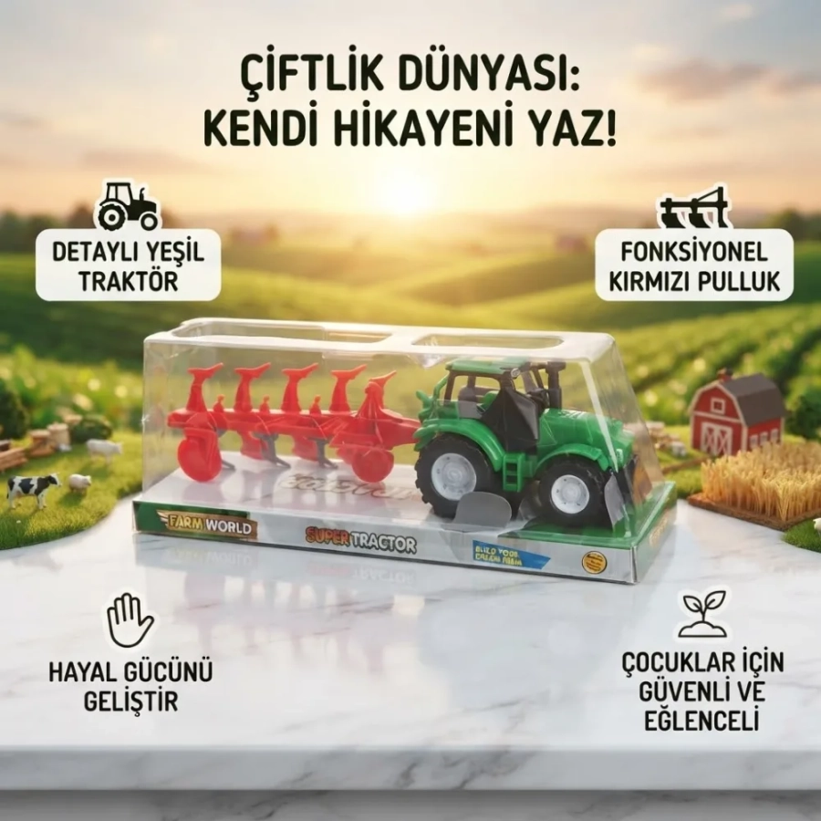 VAKUMLU TRAKTÖR PULLUK SET