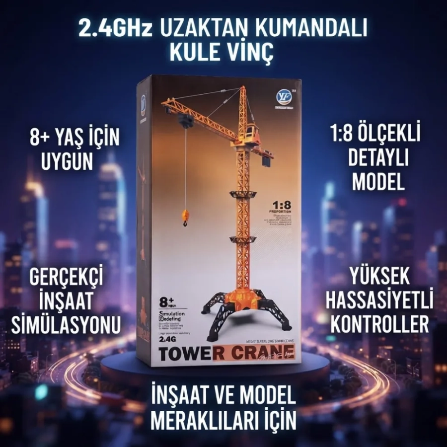 140 CM KUMANDALI VİNÇ METAL