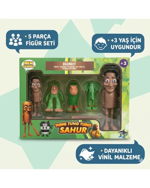 TUNG TUNG SAHUR BRAINROT 5Lİ