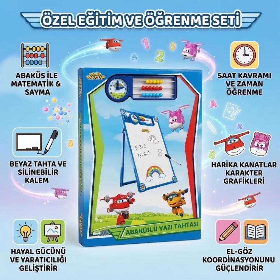 HARİKAKANATLAR AYAKLI ABAKÜS YAZI TAHTA