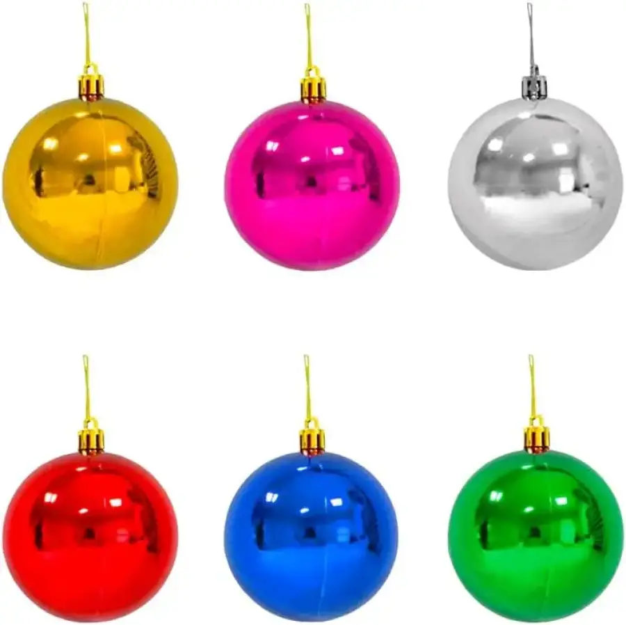 YILBAŞI LÜX TOP 6 CM 6LI RENKLİ