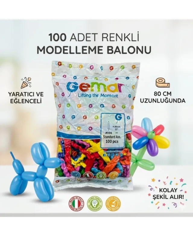 GEMAR SPİRAL 100LÜ BALON