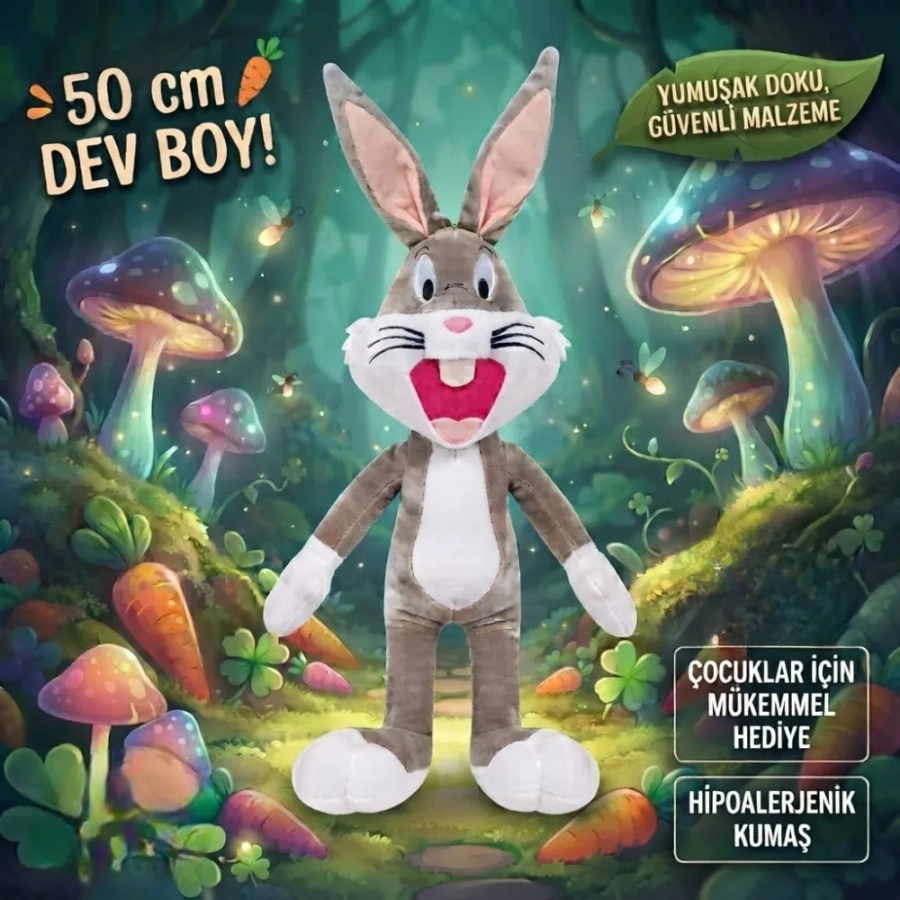 B. BUNNY PELUŞ 50 CM