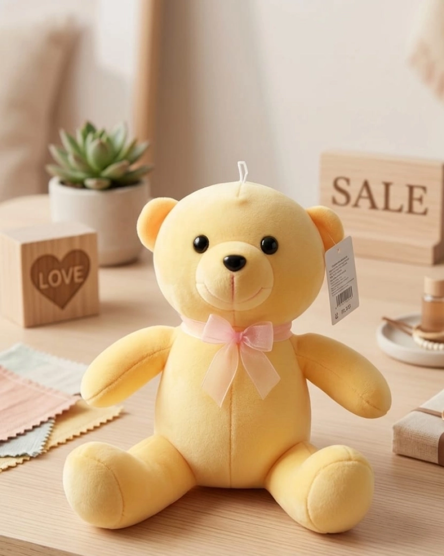 KÜÇÜK KURDELA AYICIK PELUŞ 26CM