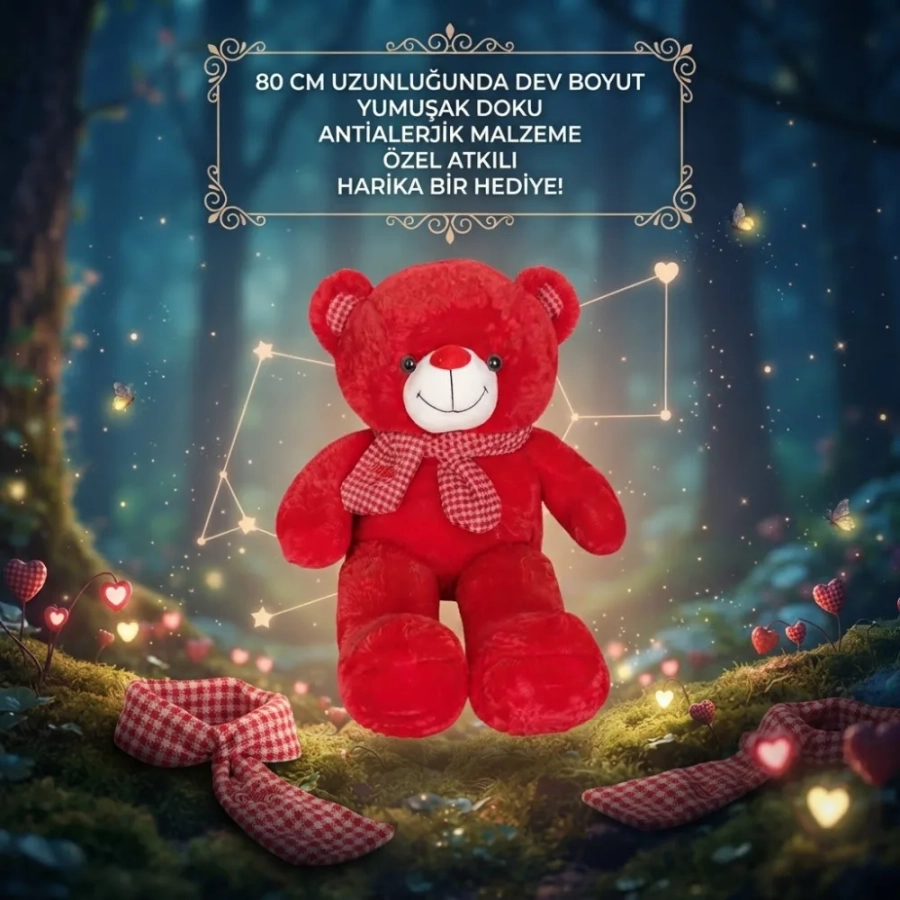 AYICIK ATKILI PELUŞ 80 CM