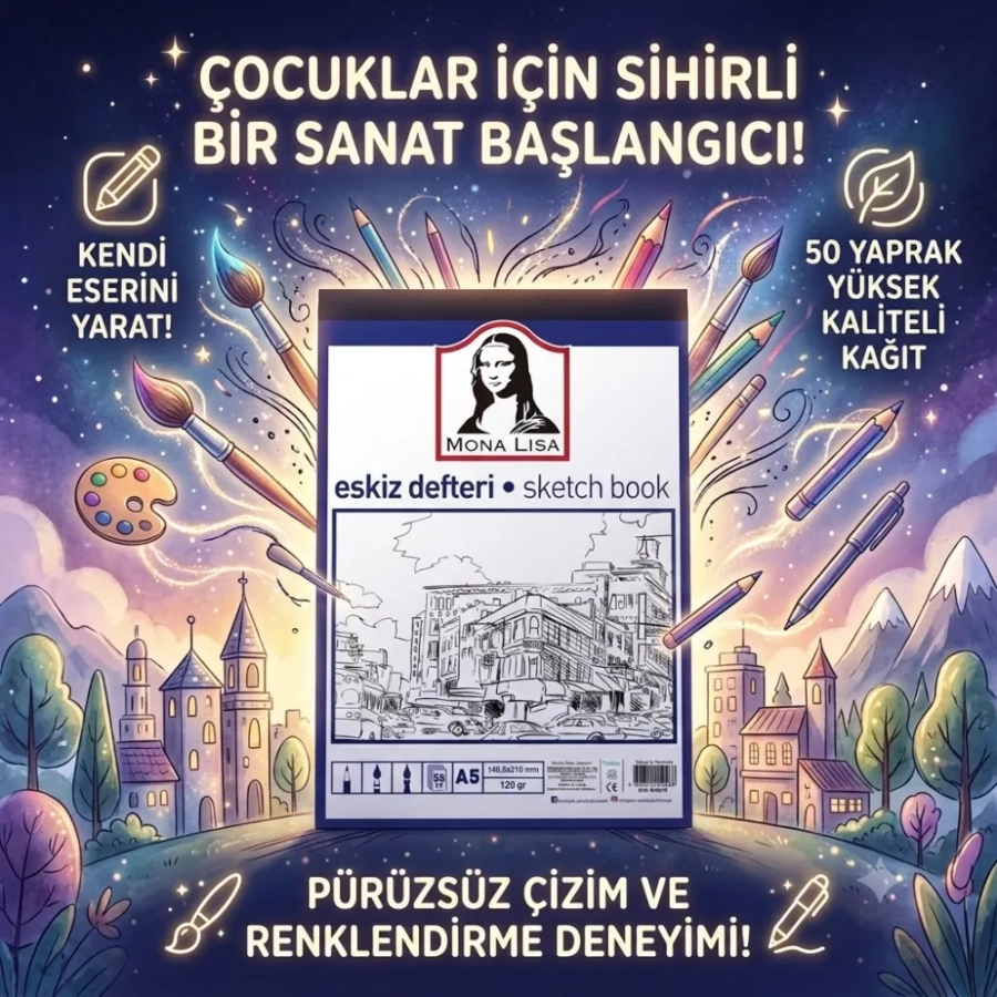 ESKİZ DEFTERİ A5 50YP 120G
