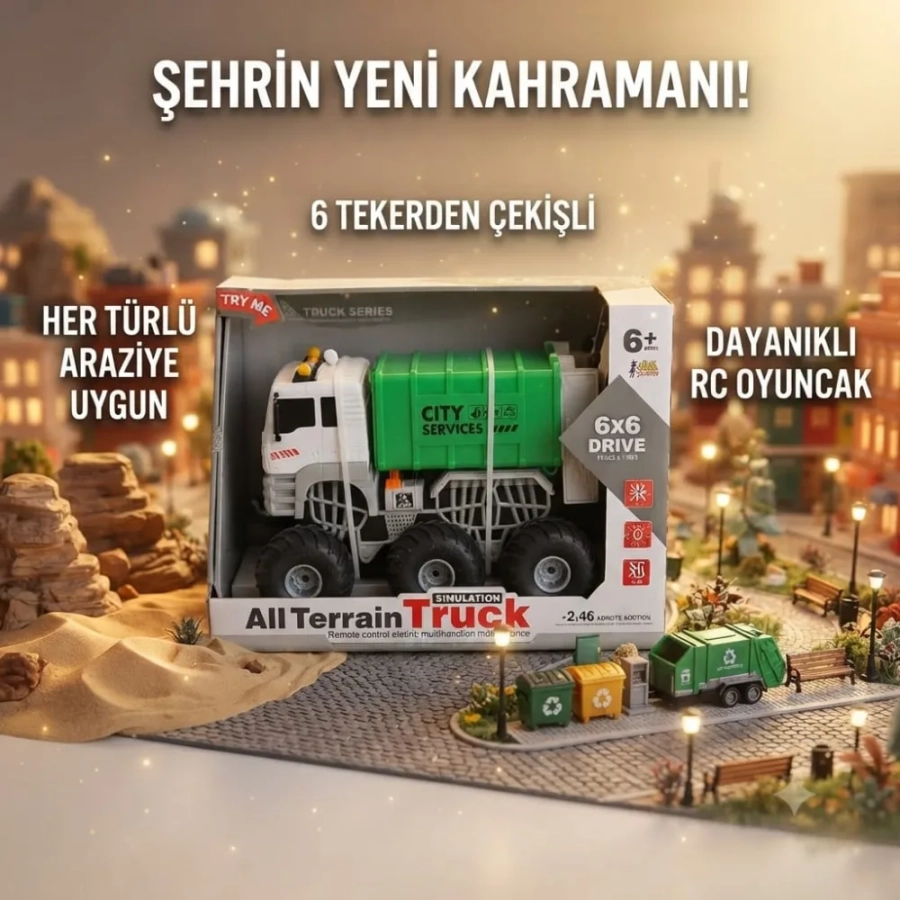U/K ŞARJLI ÇÖP KAMYONU