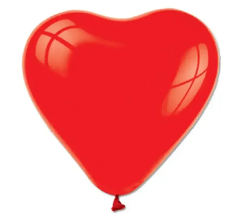 25 CM 10" 100LÜ KALP BALON